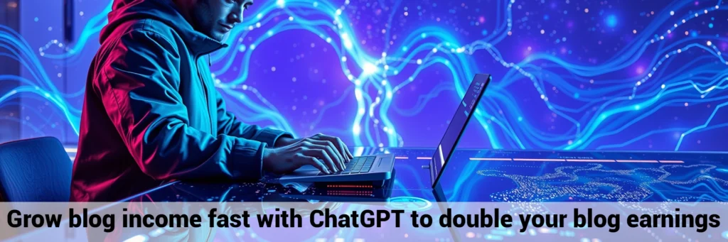 Grow blog income fast with ChatGPT to double your blog earnings