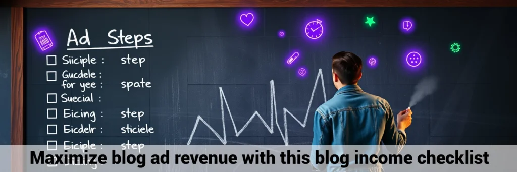 Maximize blog ad revenue with this blog income checklist