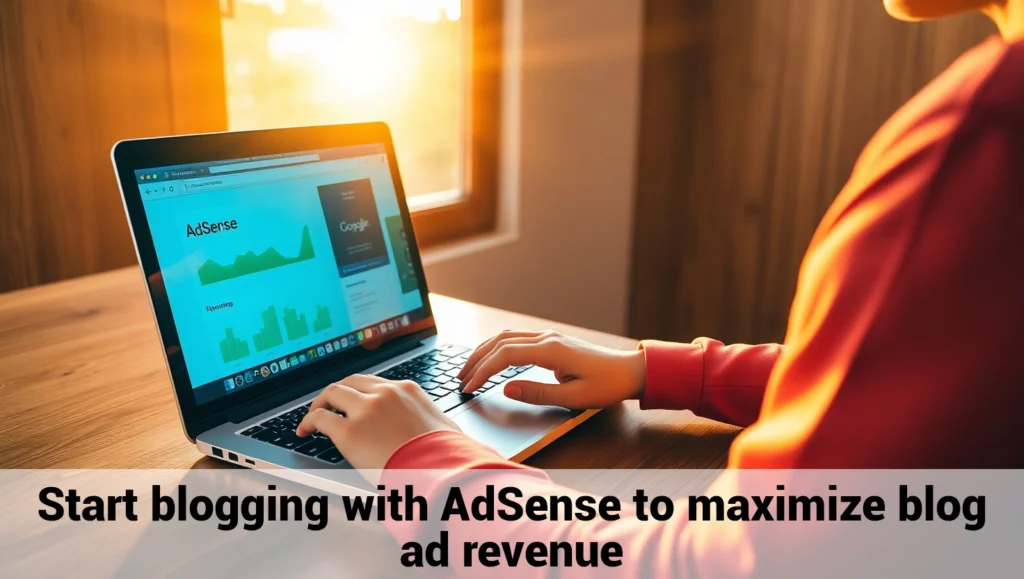 Start blogging with AdSense to maximize blog ad revenue