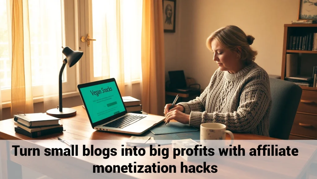 Turn small blogs into big profits with affiliate monetization hacks