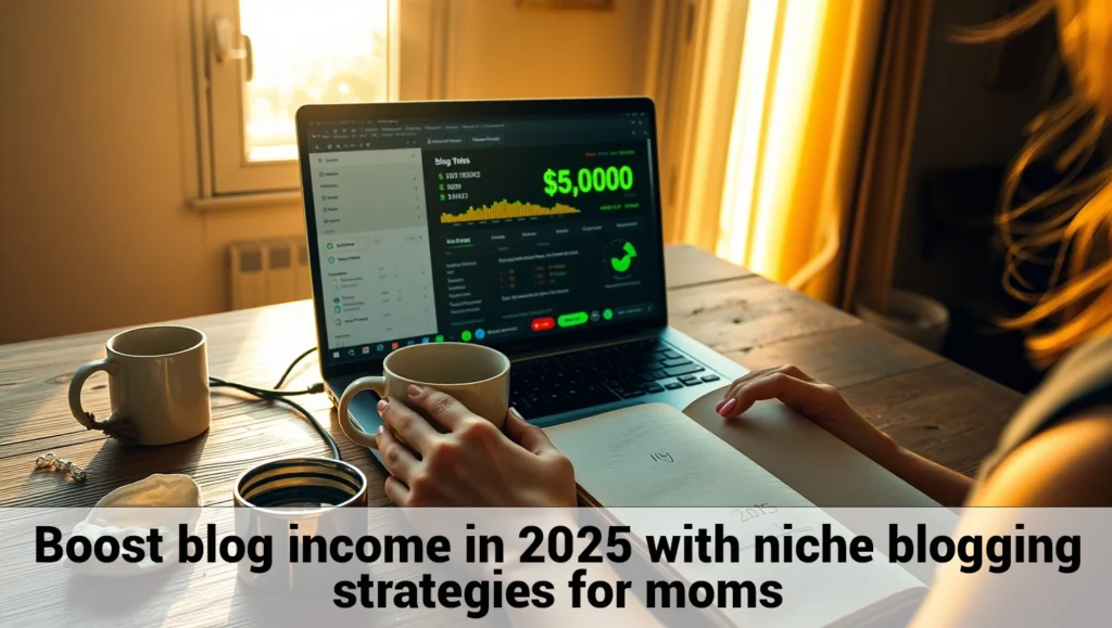 Boost blog income in 2025 with niche blogging strategies for moms