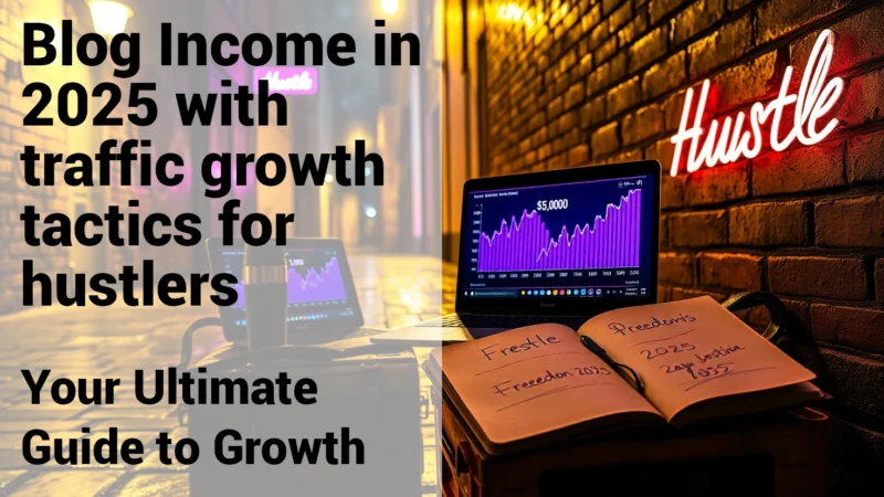 Boost income in 2025 with traffic growth tactics for hustlers