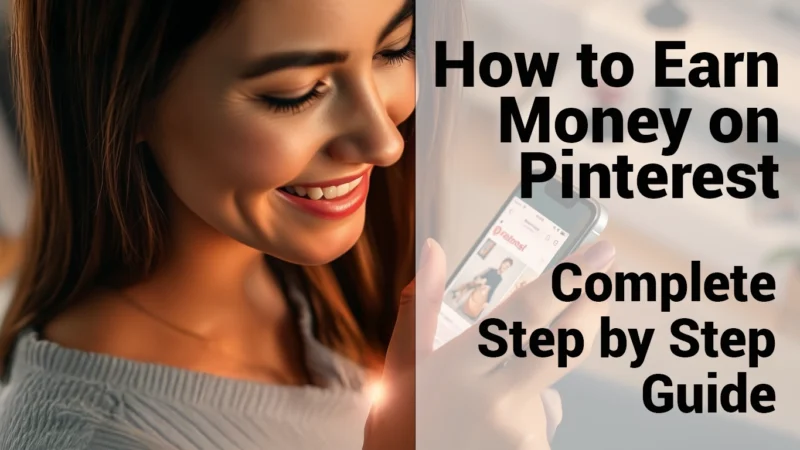 how to make money on Pinterest for beginners