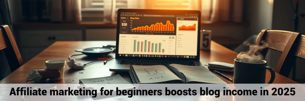 Affiliate marketing for beginners boosts blog income in 2025