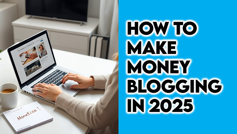 Make Money Blogging in 2025 Featured Image  Thesidehustler.blog