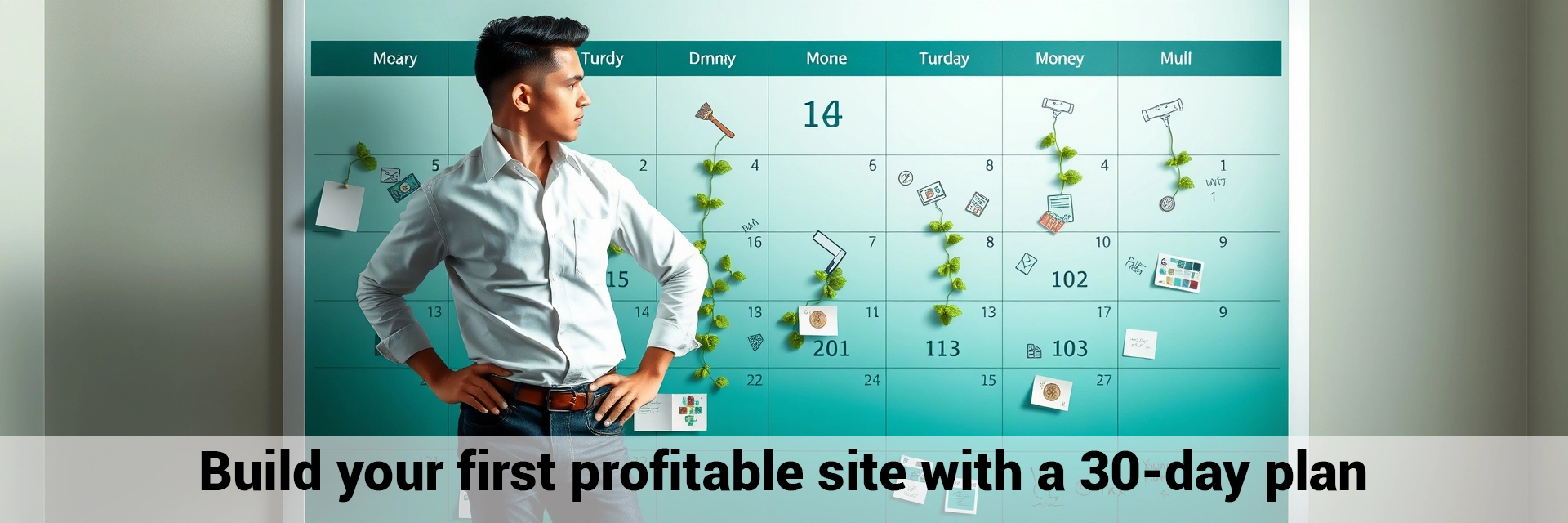 Build your first profitable site with a 30-day plan