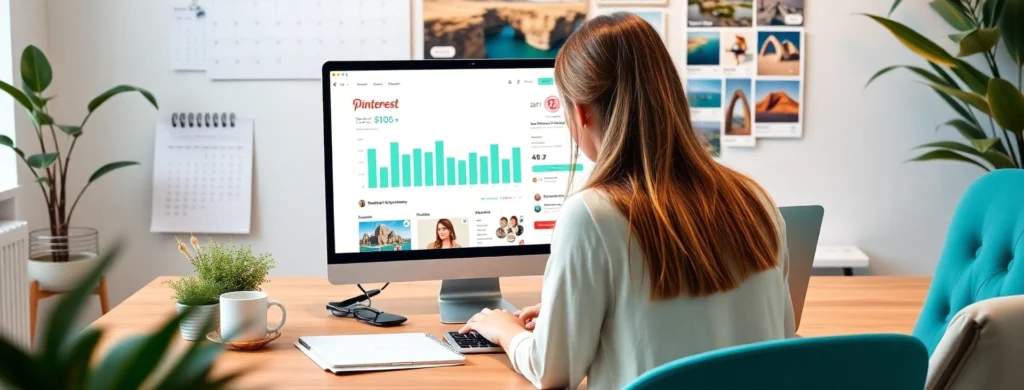 Photorealistic Image of How to Make Money on Pinterest Fast in 2025.