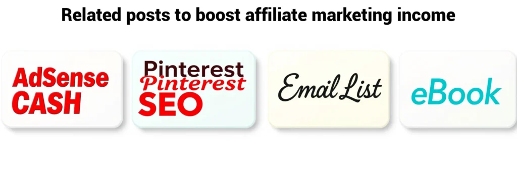 related posts to boost affiliate marketing income