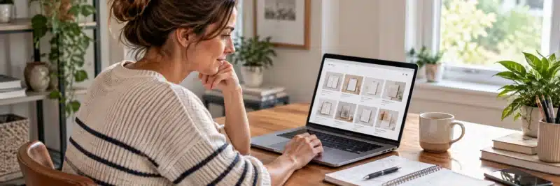 Person reviewing their existing product catalog before expanding to a new platform