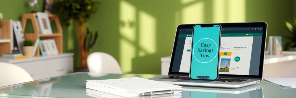 Boost Blog Income: How to Make Money Blogging in 2025 6 Photorealistic 8K image of a laptop showing Etsy shop, smartphone with Canva pin, and planner on a glass desk in a green-walled office with product icons