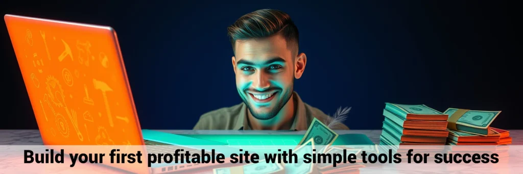 Build your first profitable site with simple tools for success