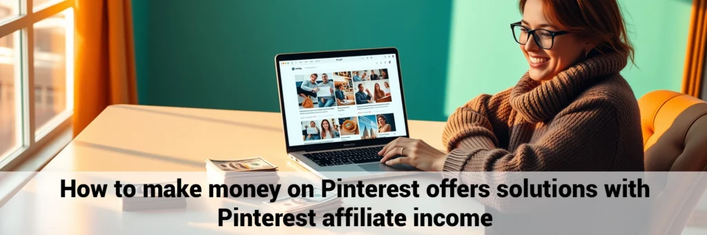 How to make money on Pinterest offers solutions with Pinterest affiliate income