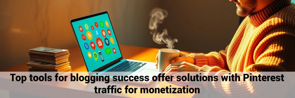 Top tools for blogging success offer solutions with Pinterest traffic for monetization