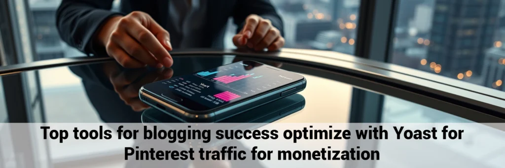 Top tools for blogging success optimize with Yoast for Pinterest traffic for monetization