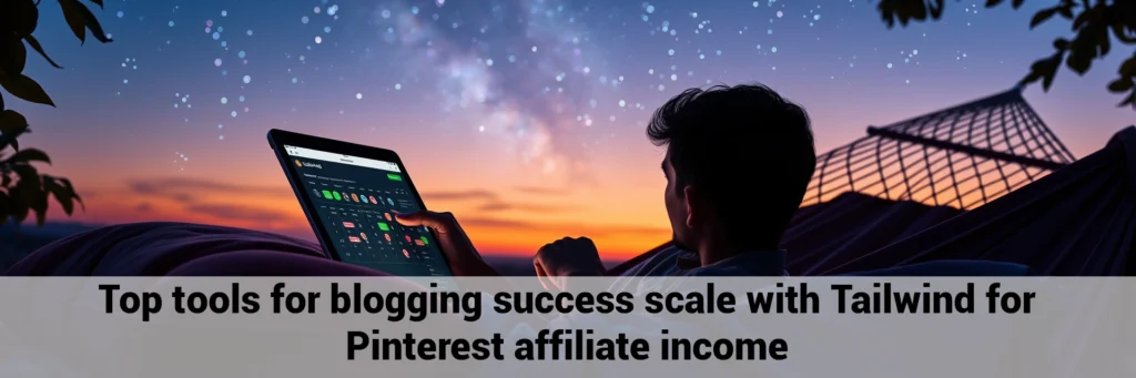 Top tools for blogging success scale with Tailwind for Pinterest affiliate income