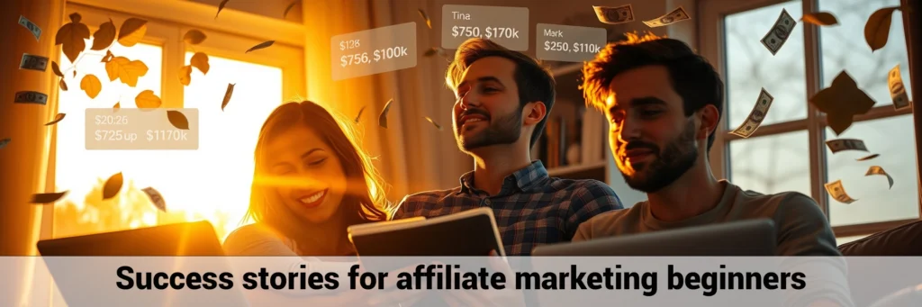 Success stories for affiliate marketing beginners