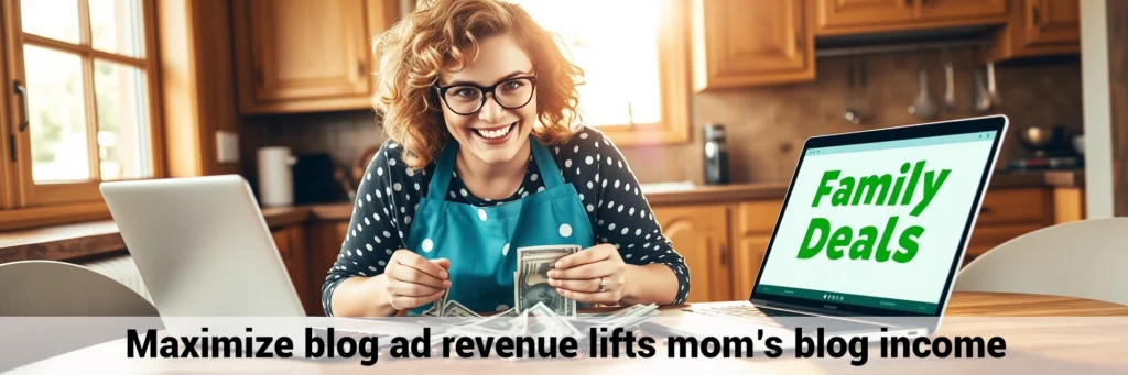 Maximize ad revenue lifts mom’s blog income