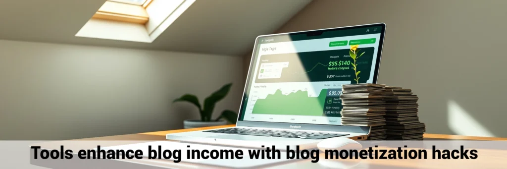 Tools enhance blog income with blog monetization hacks