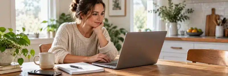 Person tracking gradual income growth from Pinterest traffic over several months
