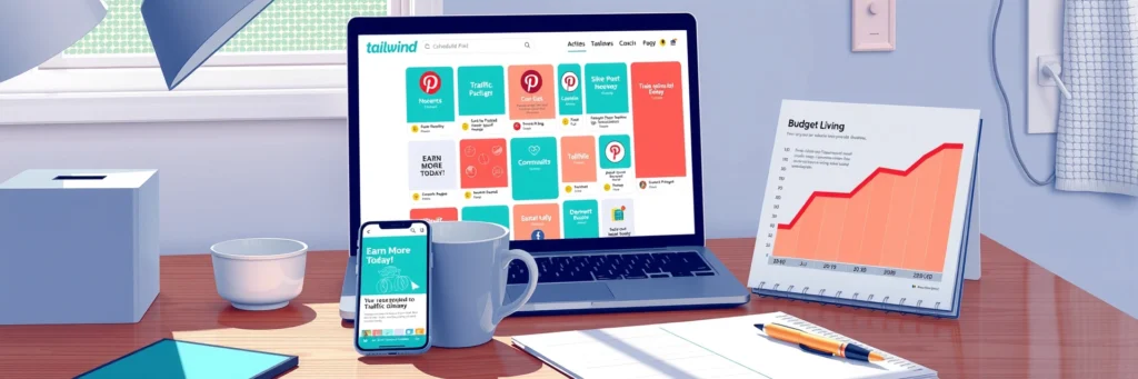 Top Tools for Blogging Success: Make $100+ a Day in 2025 with Simple Tools 5 traffic-scaling-tailwind-pins