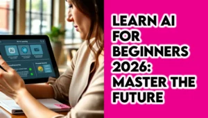 Woman trying to learn ai in 2026