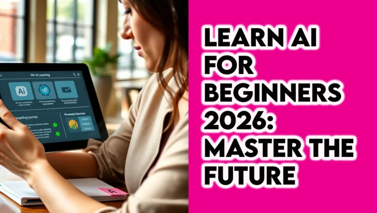 Woman trying to learn ai in 2026