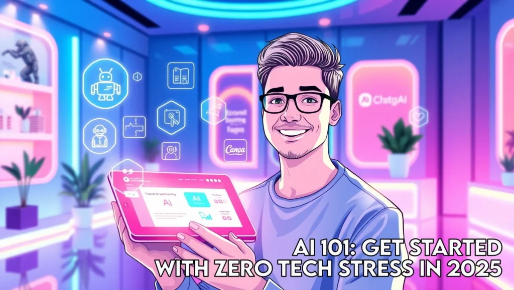 AI 101: Get Started with Zero Tech Stress in 2025