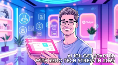 AI 101: Get Started with Zero Tech Stress in 2025