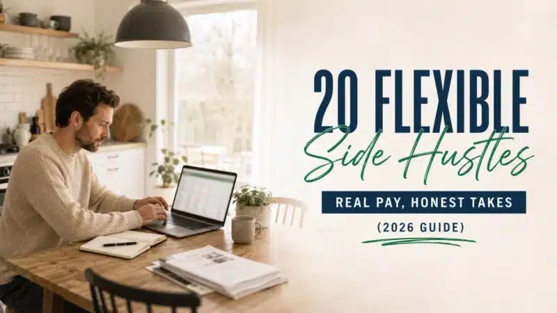 20 flexible side hustles featured image
