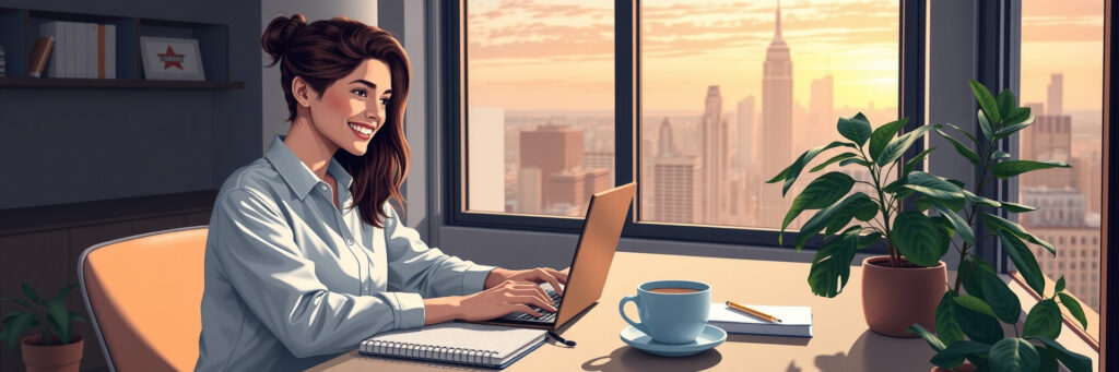20+ Flexible Side Hustles to Make Money Online in 2025 7 Man designing a logo on a laptop in a modern loft, showcasing graphic design as a flexible side hustle to make money online in 2025