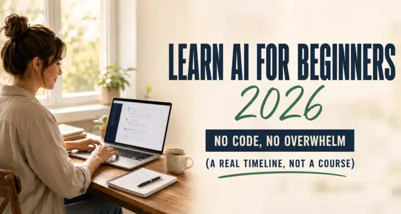 Learn AI for beginners 2026 featured image