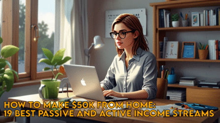 How to Make $50k From Home: 19 Best Passive and Active Income Streams