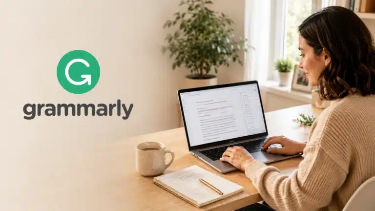 Grammarly review, writing assistant fetured image