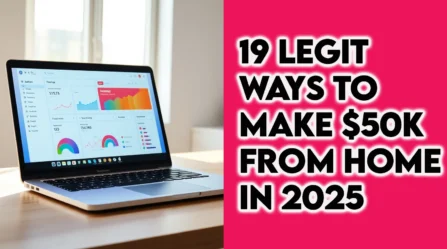 19 Legit Ways to Make $50K From Home in 2025: Proven Income Ideas