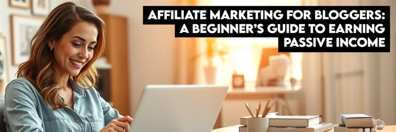 Successful female blogger celebrating affiliate marketing income with growth charts in stylish office