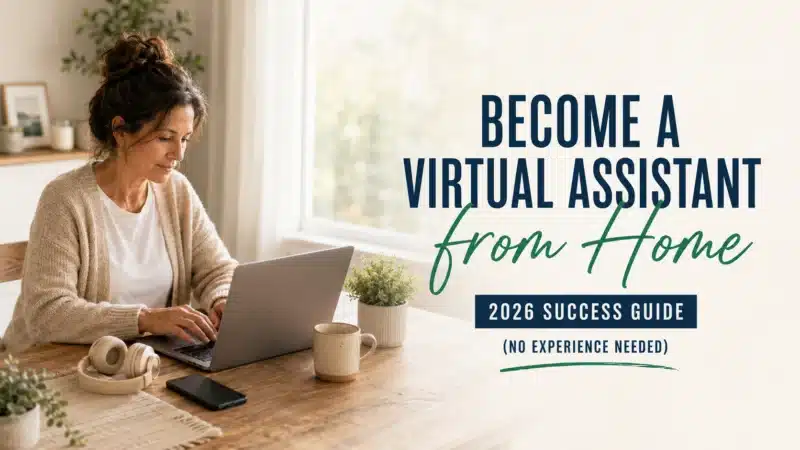 earning to become a virtual assistant from home featured image