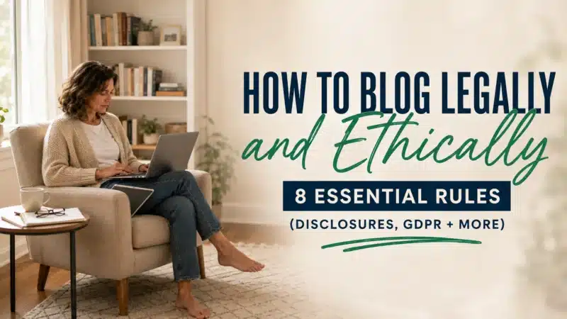 How to blog legally and ethically featured image