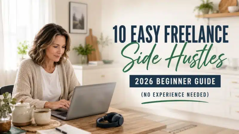 easy freelance side hustles for beginners featured image