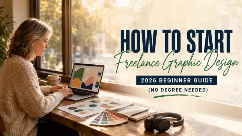 how to start freelance graphic design in 2026 featured image