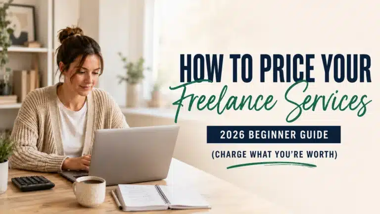 how to price your freelance services in 2026 featured