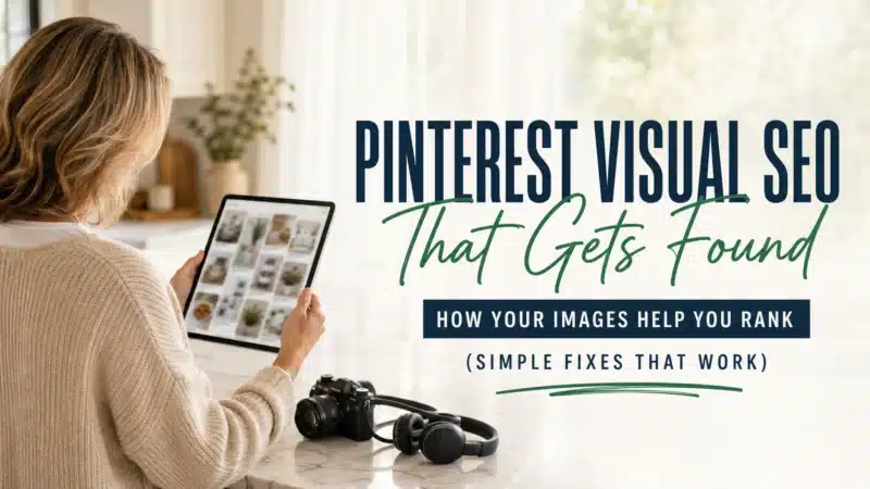 Pinterest visual SEO featured image