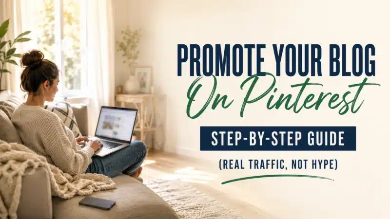how to promote your blog on Pinterest featured image