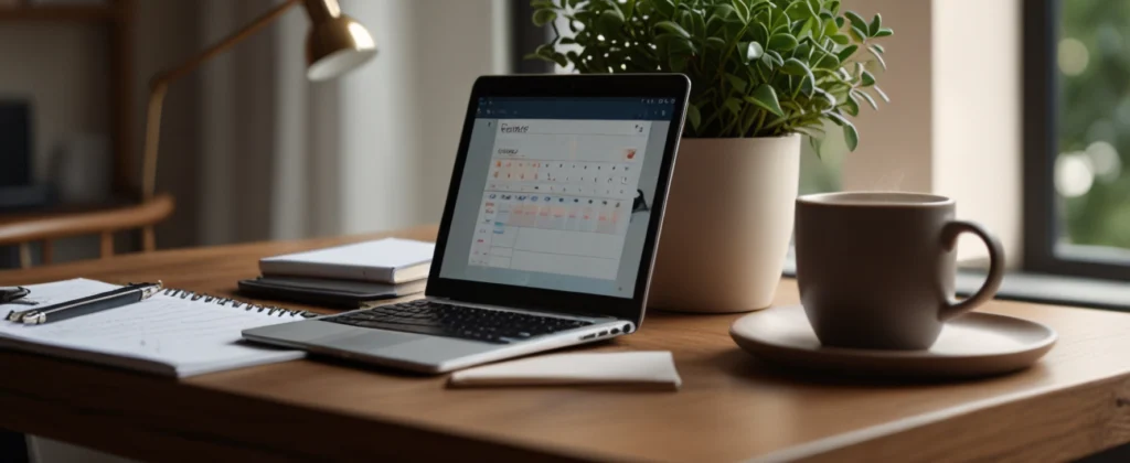 How to Quickly Become a Virtual Assistant from Home in 2025 (Even With No Experience) 2 A photorealistic image of a virtual assistant’s home workspace with a laptop, smartphone, and tablet, ideal for remote virtual assistant jobs and starting a virtual assistant side hustle in 2025.