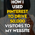 Woman shocked at her Google Analytics traffic chart powered by Pinterest.