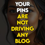 A woman troubleshooting why her Pinterest pins are not generating blog clicks.