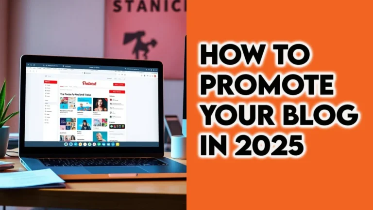 A blogger working on her strategy to drive traffic to her blog