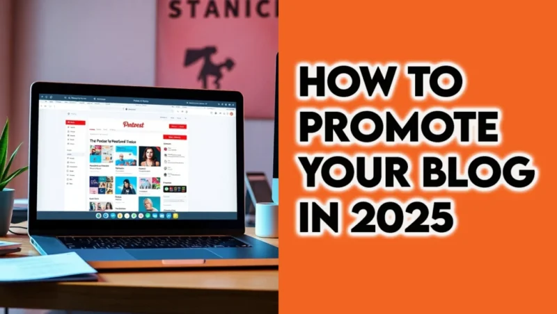 A blogger working on her strategy to drive traffic to her blog