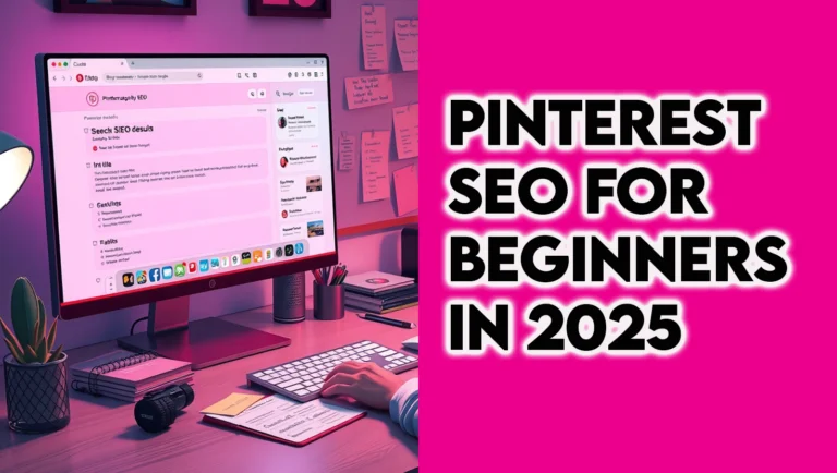 Featured Image for Pinterest Seo Article  Thesidehustler.blog