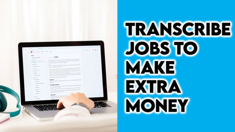 Featured Transcription Jobs Page Image  Thesidehustler.blog