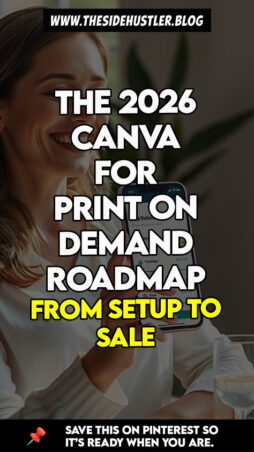 A female expert outlining the complete roadmap to using Canva for Print-on-Demand.